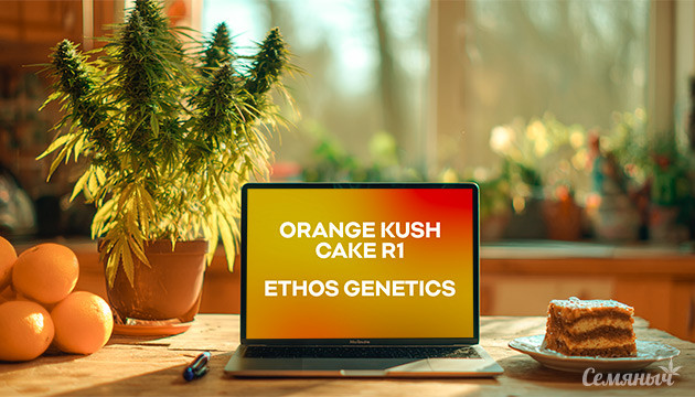 Гроурепорт сорта Orange Kush Cake R1 от Ethos Genetics